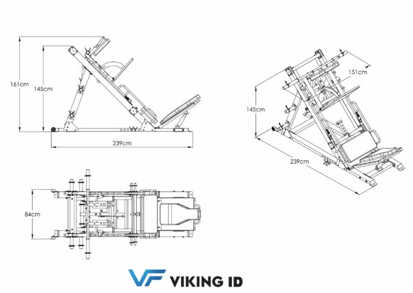 Viking MV 016 Dimensions scaled 1