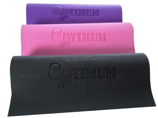 ΣΤΡΏΜΑ YOGA MAT 0,6cm ΜΑΥΡΟ OPTIMUM - Image 5