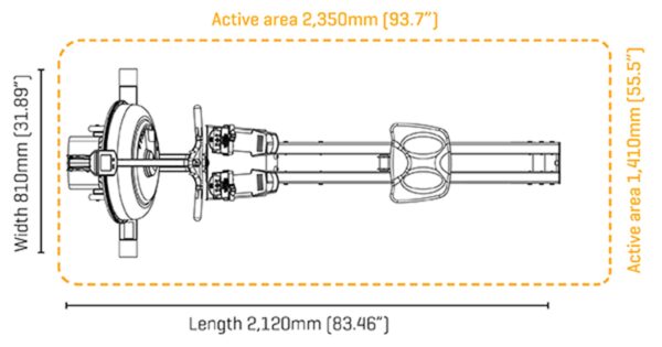 Fluid Evolution E350 Silver Bronze Κωπηλατική Νερού - Image 7