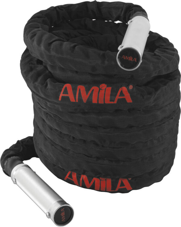 AMILA Battle Rope ALU Handle (15m) (84554)