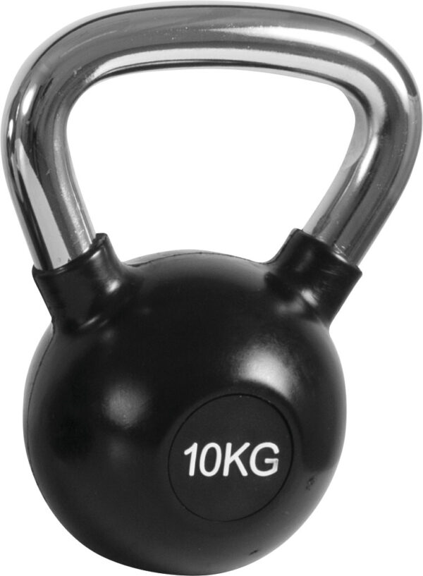 Kettlebell Rubber Cover Cr Handle 10Kg (90456)