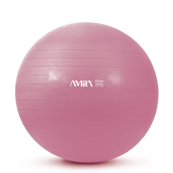 Μπάλα Γυμναστικής AMILA GYMBALL 55cm Ροζ