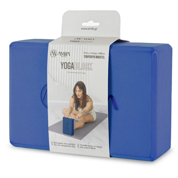 Τούβλο Yoga AMILA Brick Μπλε