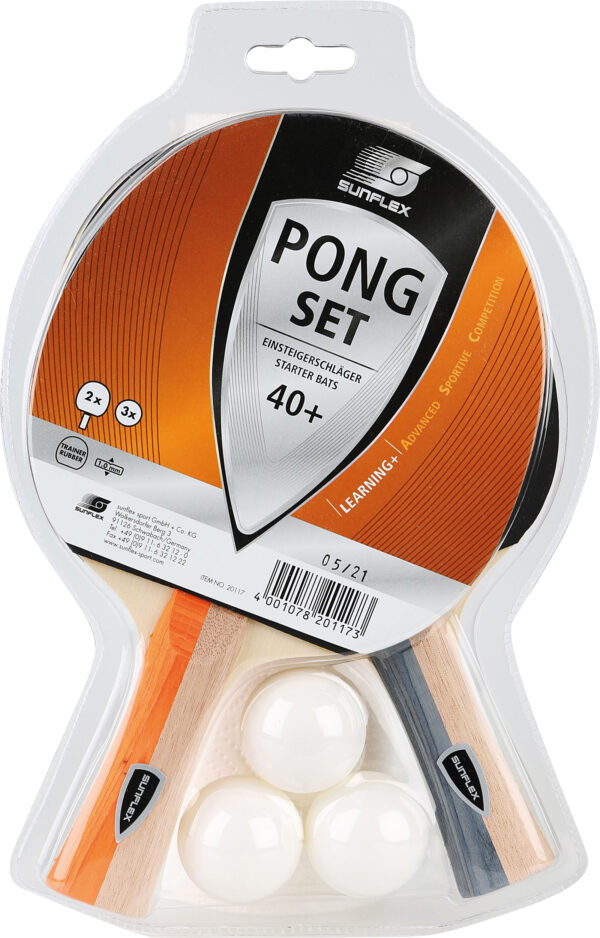 Σετ Ping Pong Sunflex 2 ρακέτες 3 μπαλάκια 97230